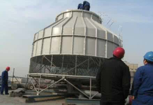 圓形冷卻塔填料在新疆商場的使用